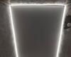 28.08.2023 - Парящий натяжной потолок на чёрном профиле в санузле - Фото №1