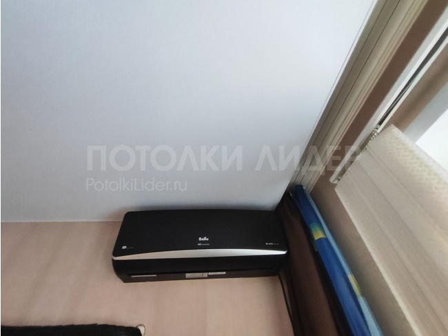 07.08.2026 - Натяжные потолки в спальню и кухню, плюс, монтаж над кондиционером