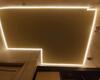 02.04.2023 - Матовый натяжной потолок на кухне - парящая подсветка - Фото №1