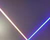 08.09.2022 - Натяжной потолок с разноцветными световыми линиями в компьютерном клубе - Фото №2