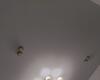 14.01.2023 - Красивая люстра и двойные встраиваемые точечные светильники на белом матовом натяжном потолке - Фото №4