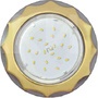Двухцветный тонкий светильник GX53 H4 9014 «Звезда», металл, золото-серебро