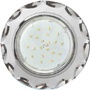 Ecola GX53 H4 LD5313 Светильник с подсветкой Круг с вогнутыми гранями, металл-стекло, хром / хром зеркальный