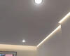 06.10.2022 - Парящий и гардина с подсветкой в гостиной, плюс широкая световая линия в коридоре - Фото №1