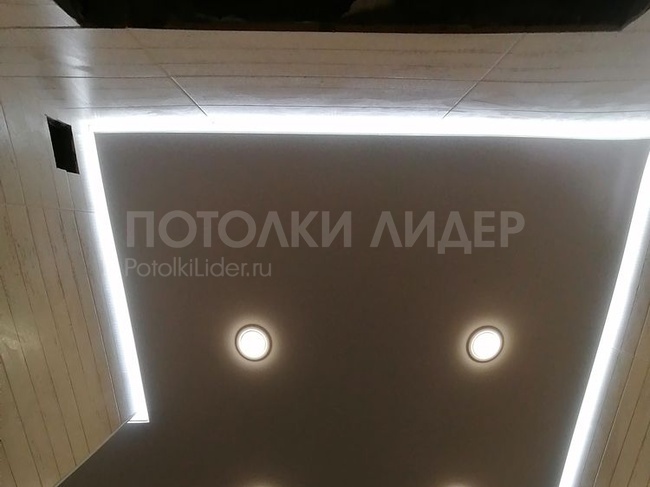 16.05.2022 - Парящий натяжной потолок в санузле №2
