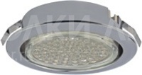 Светильник GX53 DL для твердой поверхности и мебели, металл, металл, хром