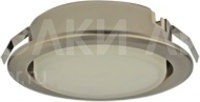 Светильник GX53 DL для твердой поверхности и мебели, металл, металл, сатин-хром