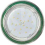 Тонкий светильник GX53 H4 3901 «Круг под стеклом», металл, изумрудный блеск / хром