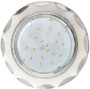 Тонкий светильник GX53 H4 3902 «Звезда под стеклом», металл, белый блеск / хром