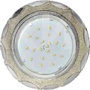Тонкий светильник GX53 H4 3902 «Звезда под стеклом», металл, серебряный блеск / хром
