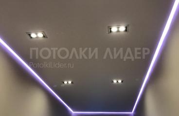 27.03.2020 - Парящий потолок с RGB светодиодной лентой - Фотографии