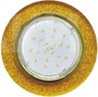 Встраиваемый светильник GX53 H4 5310 «Круг», металл - стекло, золото / золотой блеск