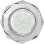 Встраиваемый светильник GX53 H4 5312 «8-угольник с прямыми гранями», металл - стекло, хром / хром