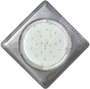 Встраиваемый светильник GX53 H4 «Квадрат выпуклый», металл, чёрный хром