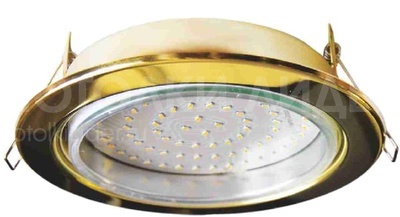 Встраиваемый светильник GX70-H5, металл, золото