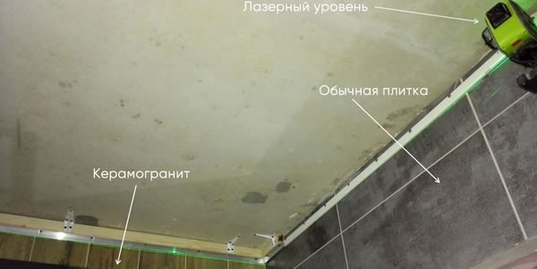 Монтаж натяжного потолка через брус на потолочный профиль - Фото 2 с пояснениями