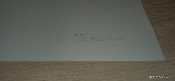 Полотно Folien  Eco-Premium  - оборотная сторона с  маркировкой