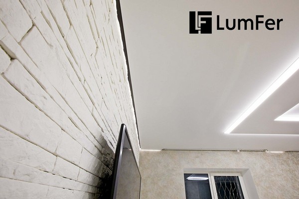 Парящий натяжной потолок Люмфер с лентой ПСУЛ – Фото 2