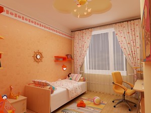 Натяжной потолок в детской комнате - Фото 3