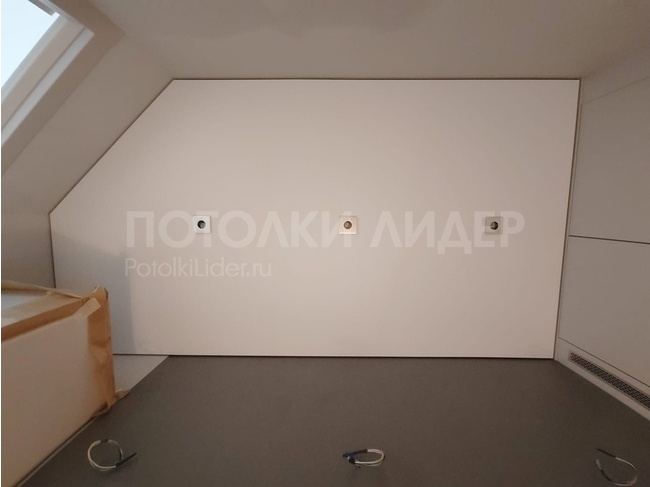 03.06.2023 - Теневой натяжной потолок Eurokraab, полотно белое-матовое Bauf №2