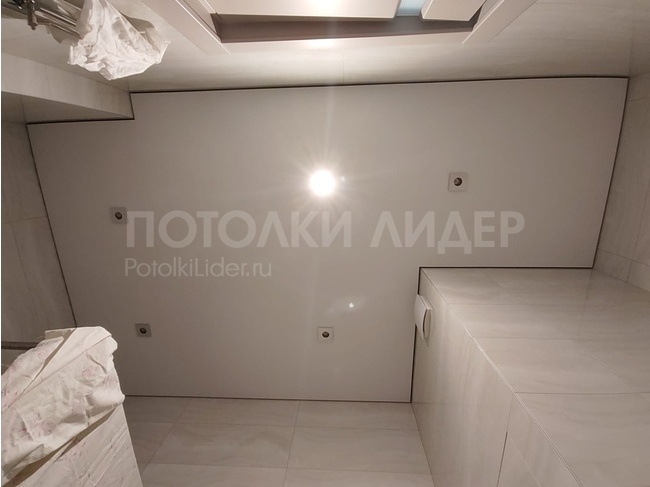 30.05.2023 - Теневой натяжной потолок Eurokraab, полотно белое-матовое Bauf