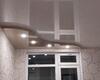 14.04.2023 - Двухуровневый-разноцветный, глянцевый натяжной потолок в спальную комнату. Полотно MSD Classic - Фото №1