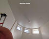 18.05.2023 - Простой белый матовый потолок с точечными светильниками и люстрой - Фото №11