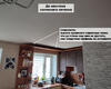 28.04.2023 - Натяжные потолки в студии с высокими шкафом и кухонным гарнитуром - Фото №3