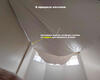18.05.2023 - Простой белый матовый потолок с точечными светильниками и люстрой - Фото №4